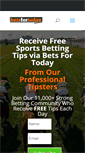 Mobile Screenshot of betsfortoday.com